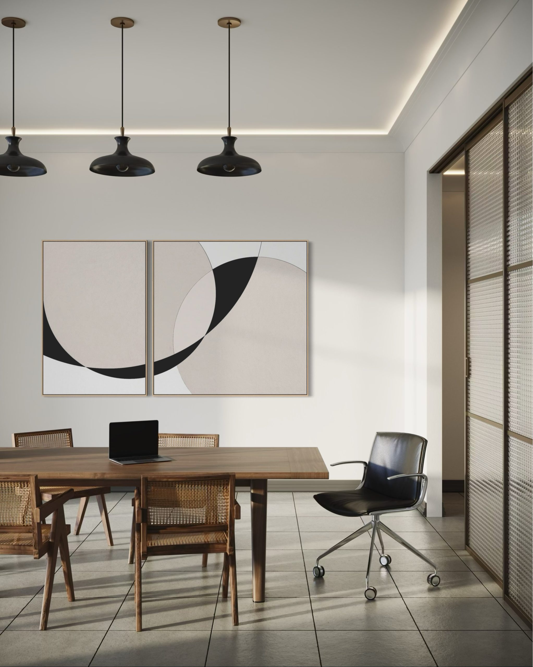 Beyond The Silence Print Sureen Gouws Art Minimal Interior 3