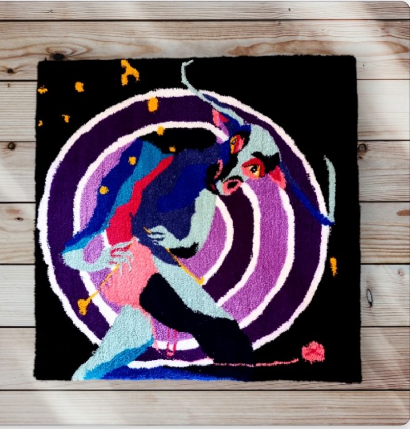 Knit one Purl two-rug