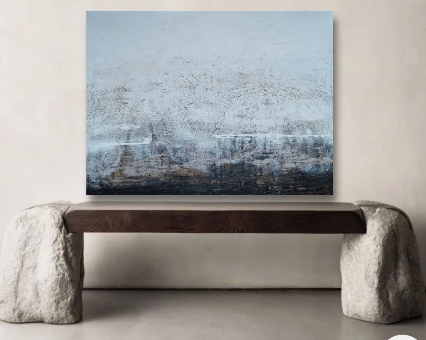 Winter Snow, Mixed Media On Canvas, 120x90cm(4)