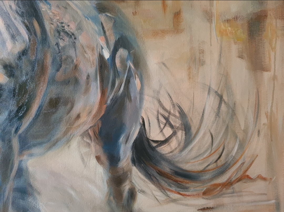 Bay Onaqui Stallion Jo S Stacey Fine Art Closeup1