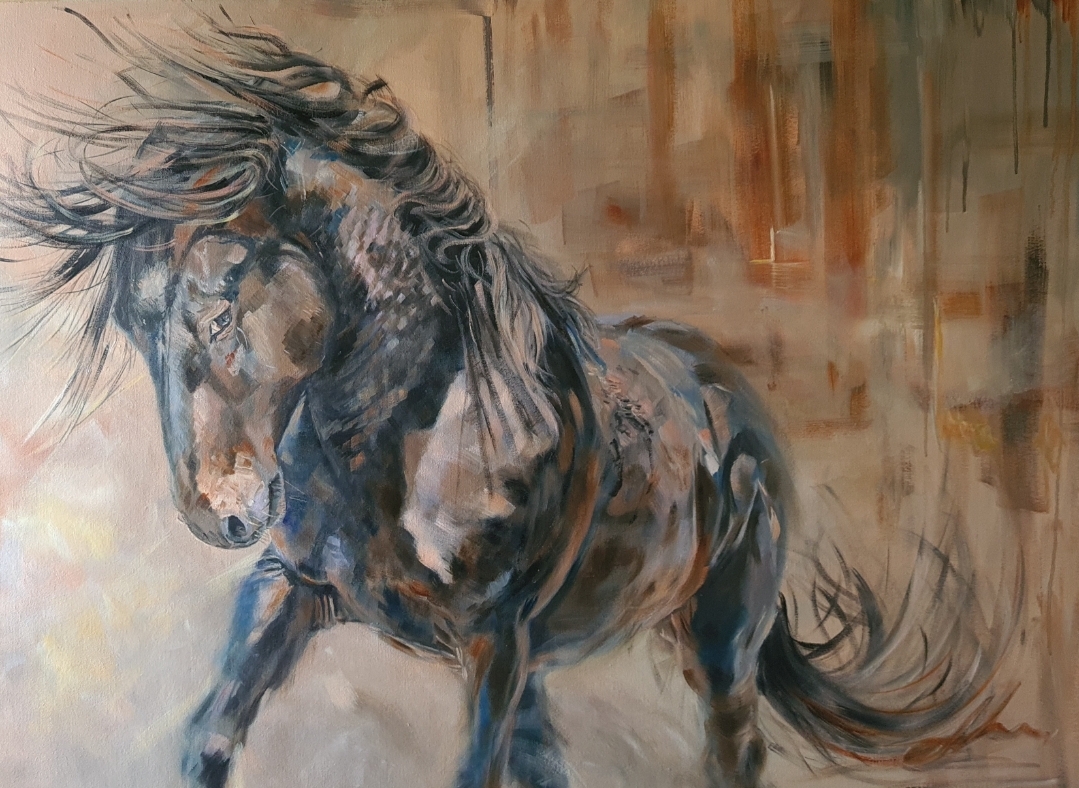 Bay Onaqui Stallion Jo S Stacey Fine Art Oils