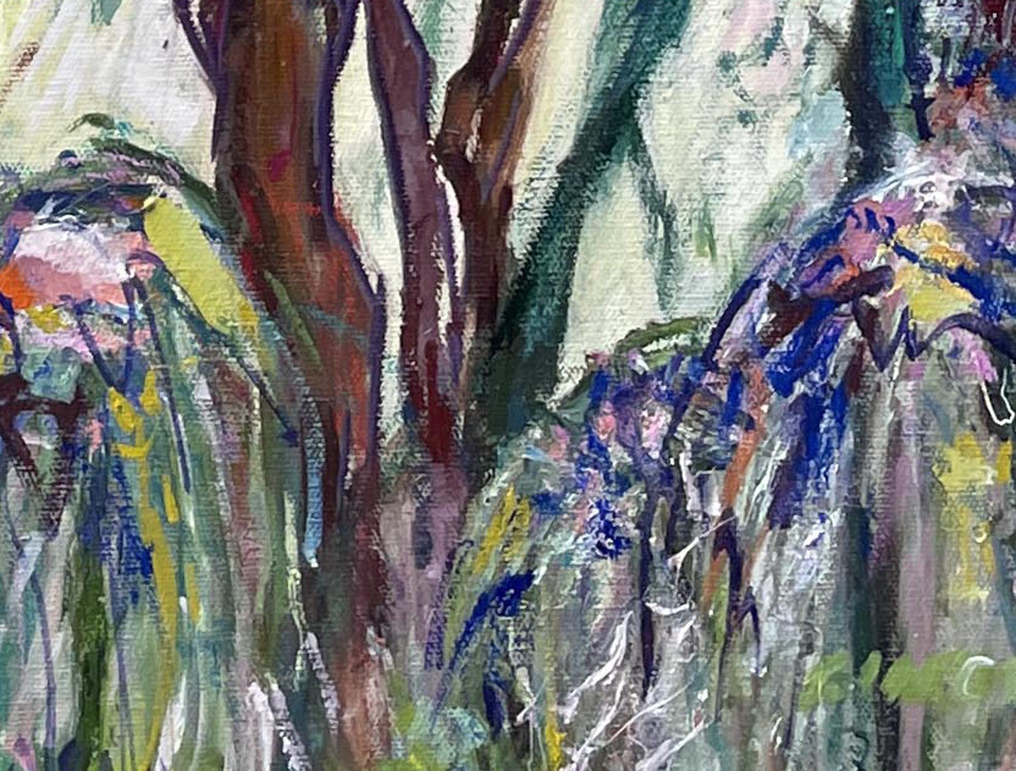 Netting The Apricot Tree Closeup 1