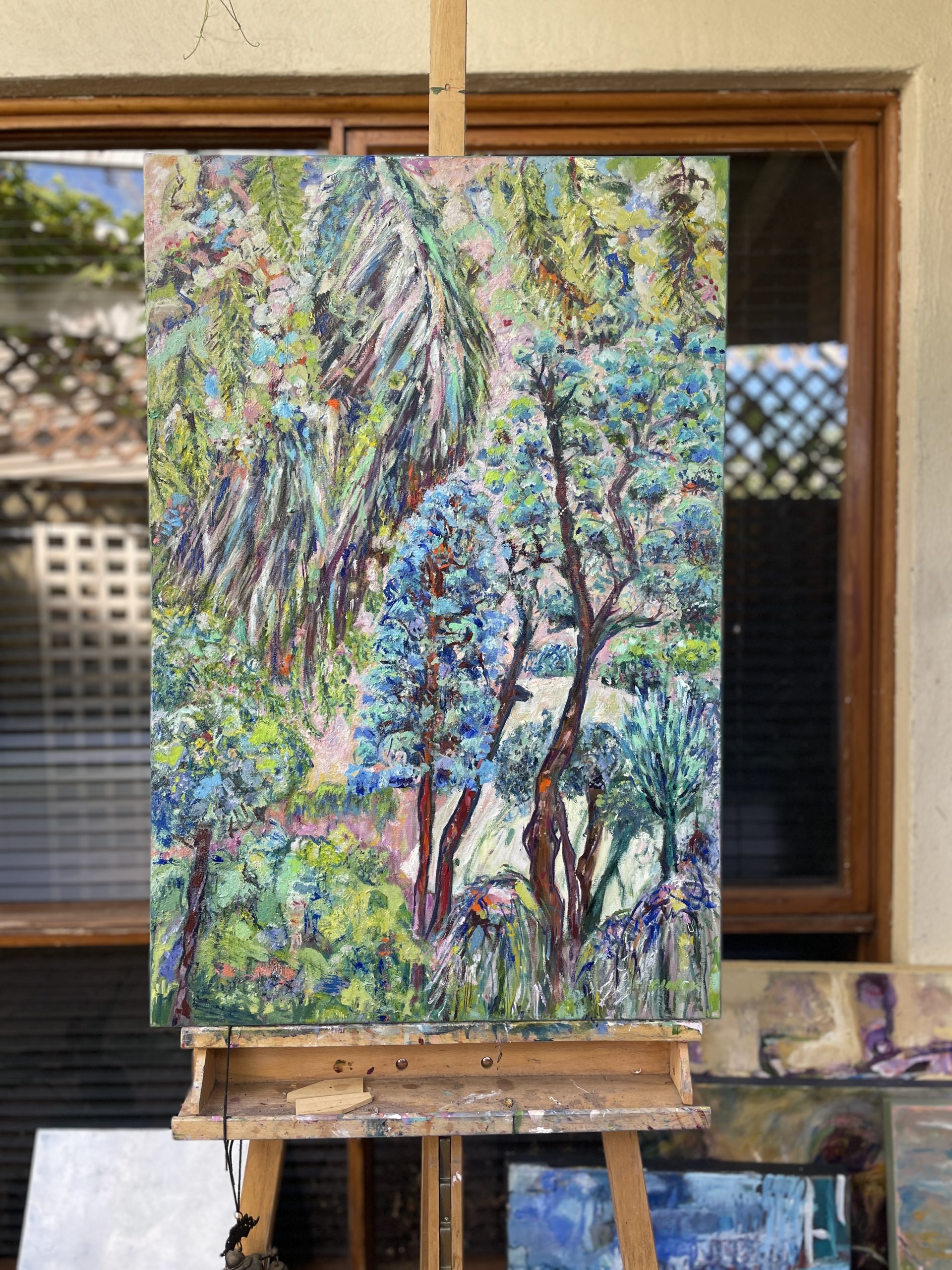 Netting The Apricot Tree Studio View