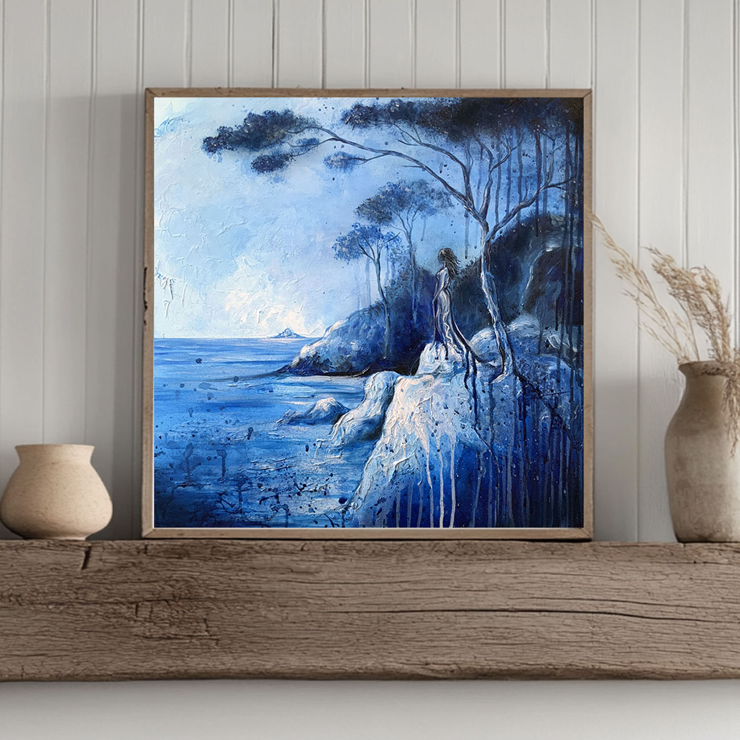 Leni Kae Where The Heart Resides 60x60cm 2025 Interior Design