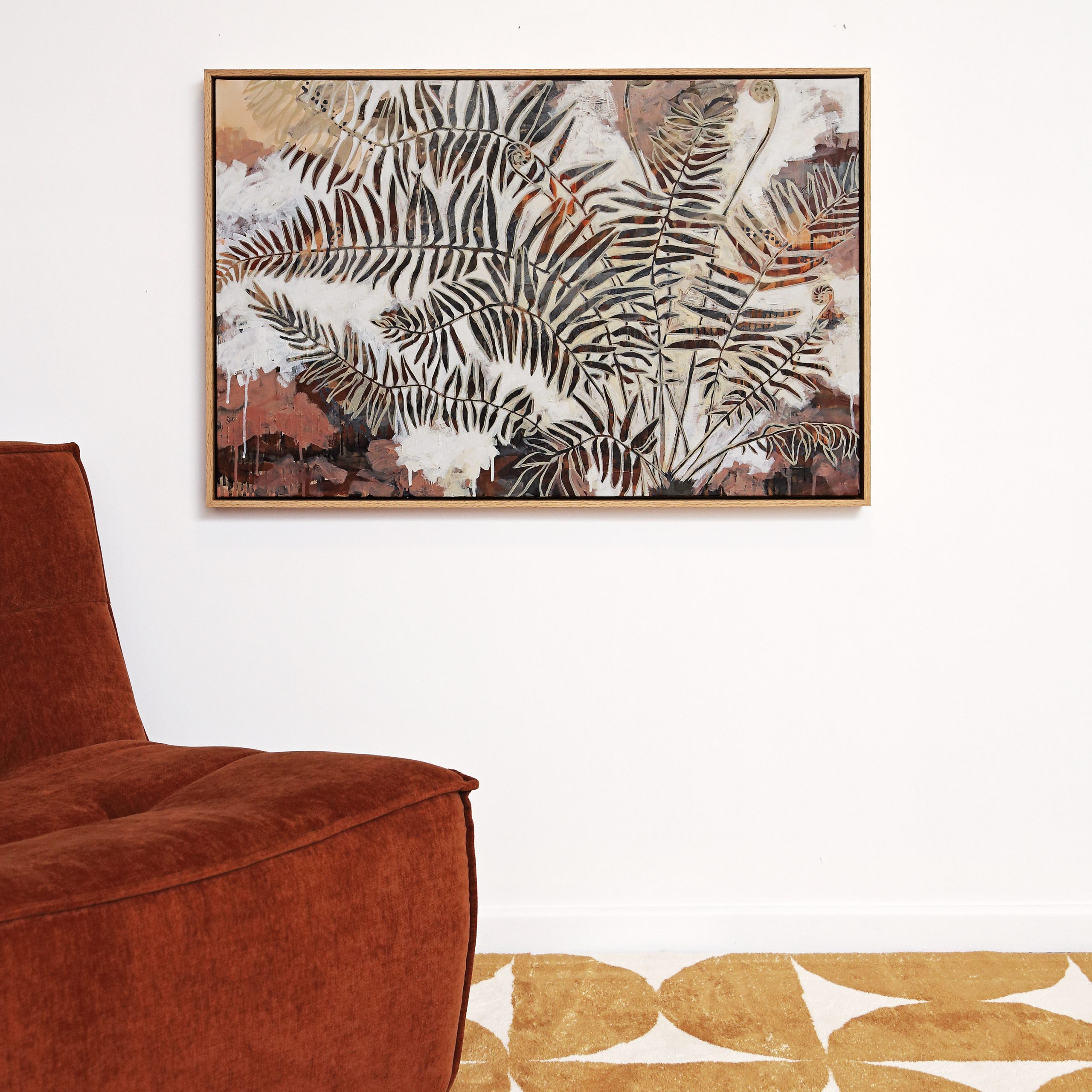 043 Swamp Fern Moment Ii Smith & Brooks Coastal Vibes Art Art For Interior Designers Black And White Artworks