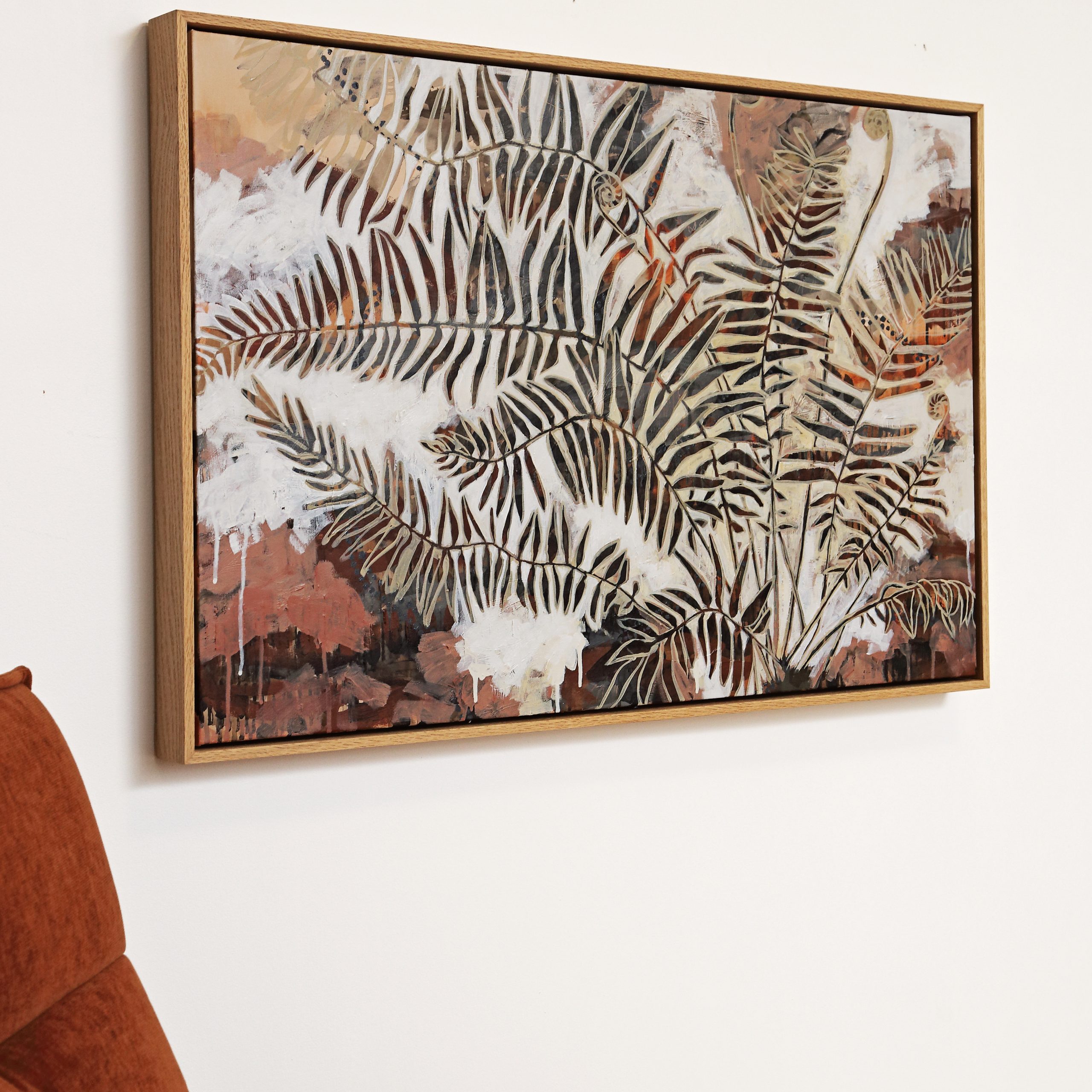 046 Swamp Fern Moment Ii Smith & Brooks Coastal Vibes Art Art For Interior Designers Black And White Artworks