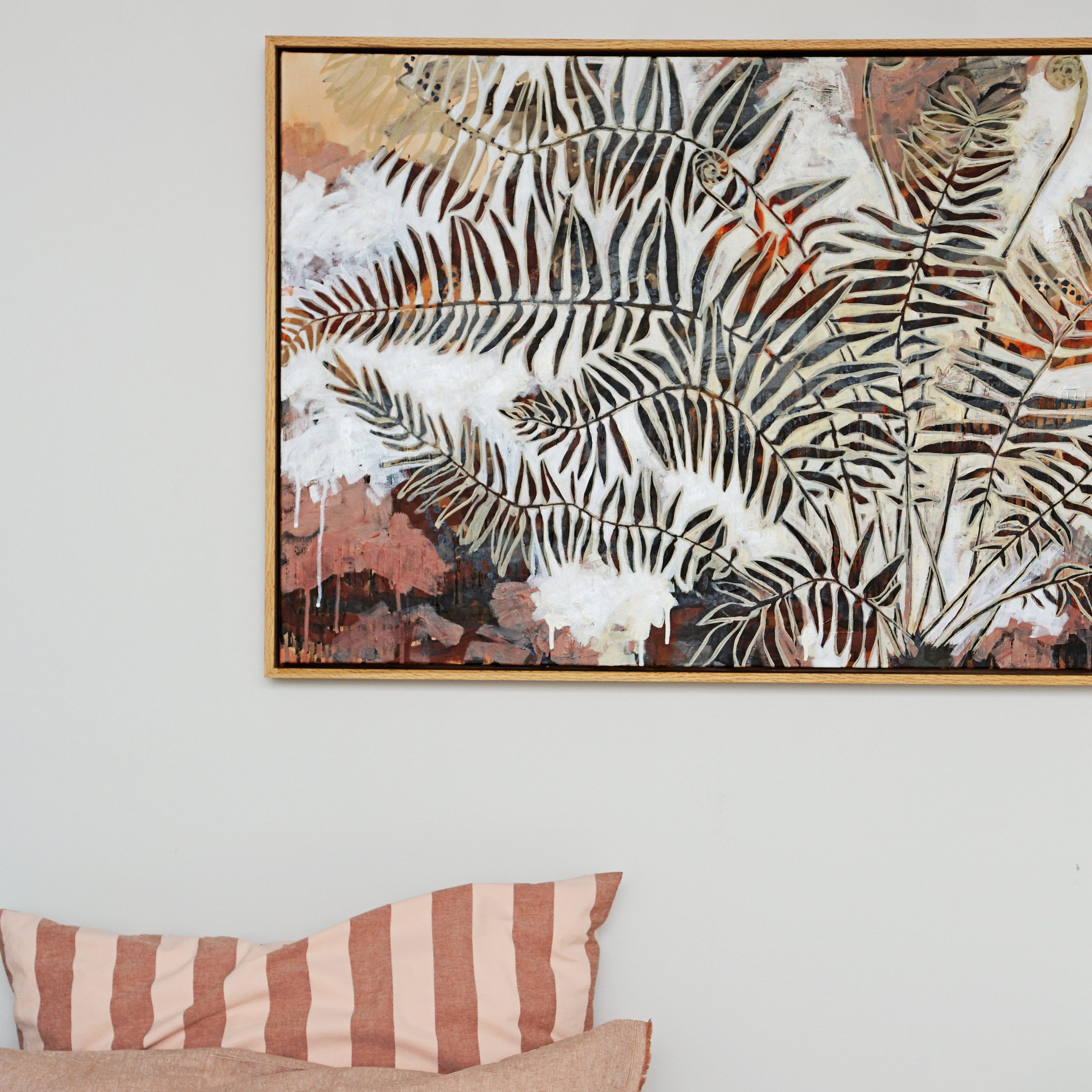 076 Swamp Fern Moment Ii Smith & Brooks Coastal Vibes Art Art For Interior Designers Black And White Artworks