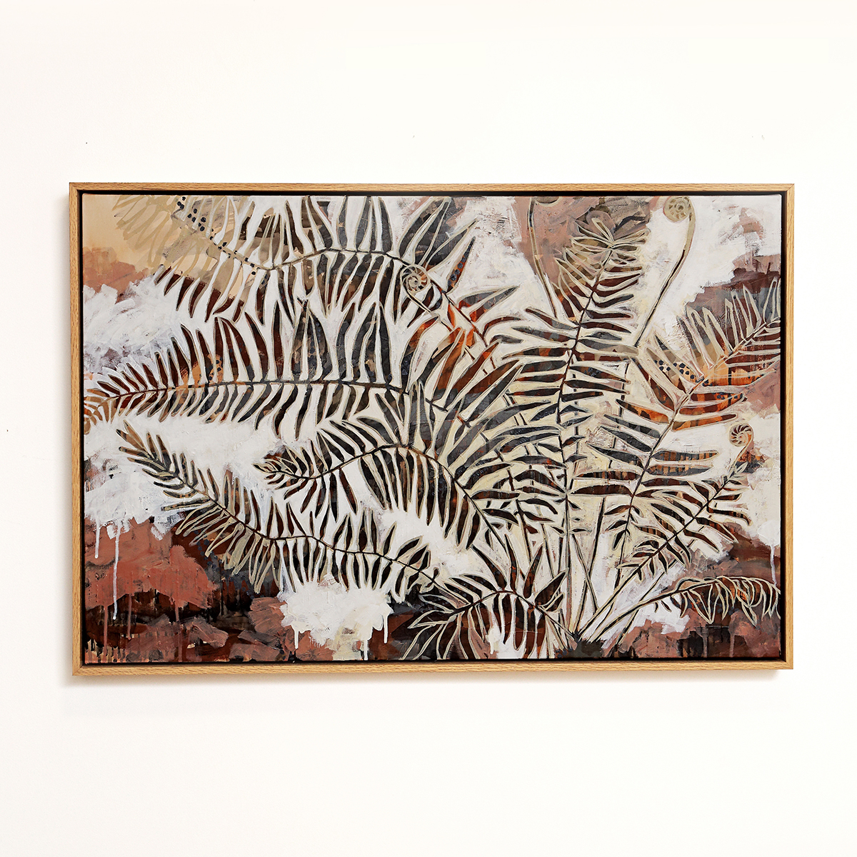 Lr 003 Swamp Water Fern Moment Ii Smith & Brooks Coastal Vibes Art Art For Interior Designers Black And White Artworks