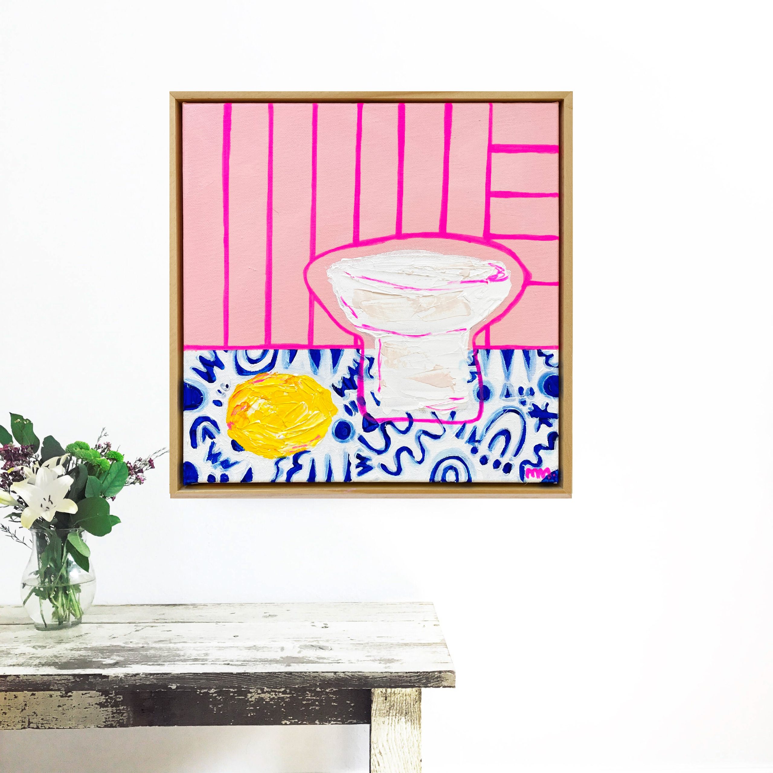 Wonky Vase With Lemon Mmmmmmm