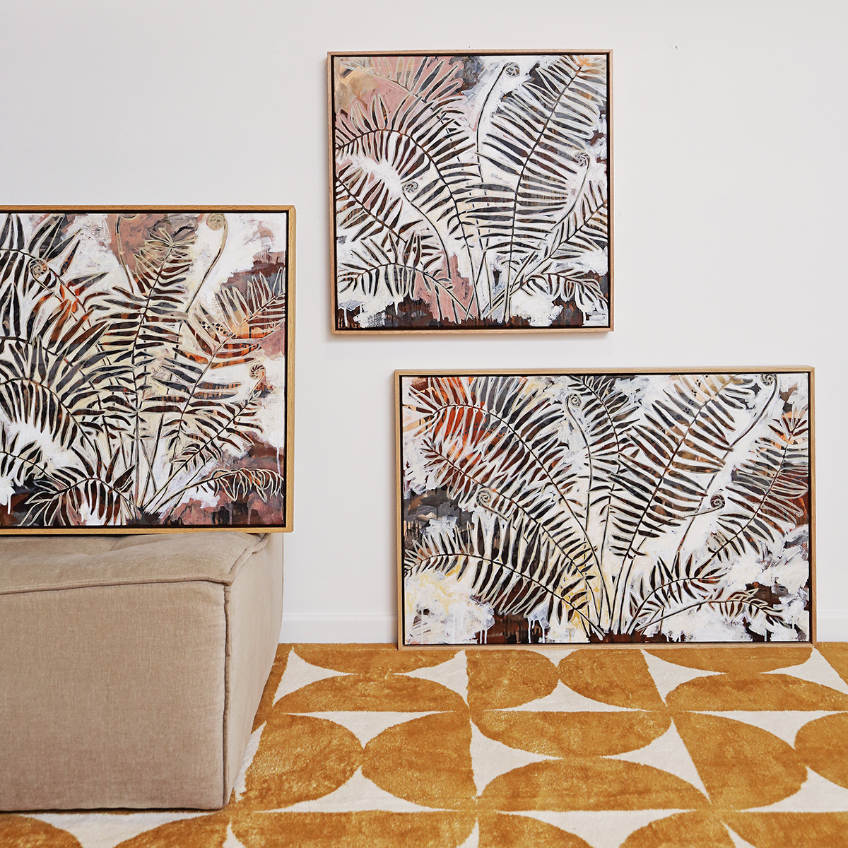 Lr 059 Noir Combos Smith & Brooks Coastal Artworks Art For Interior Designers And Stylists Monochrome Original Art