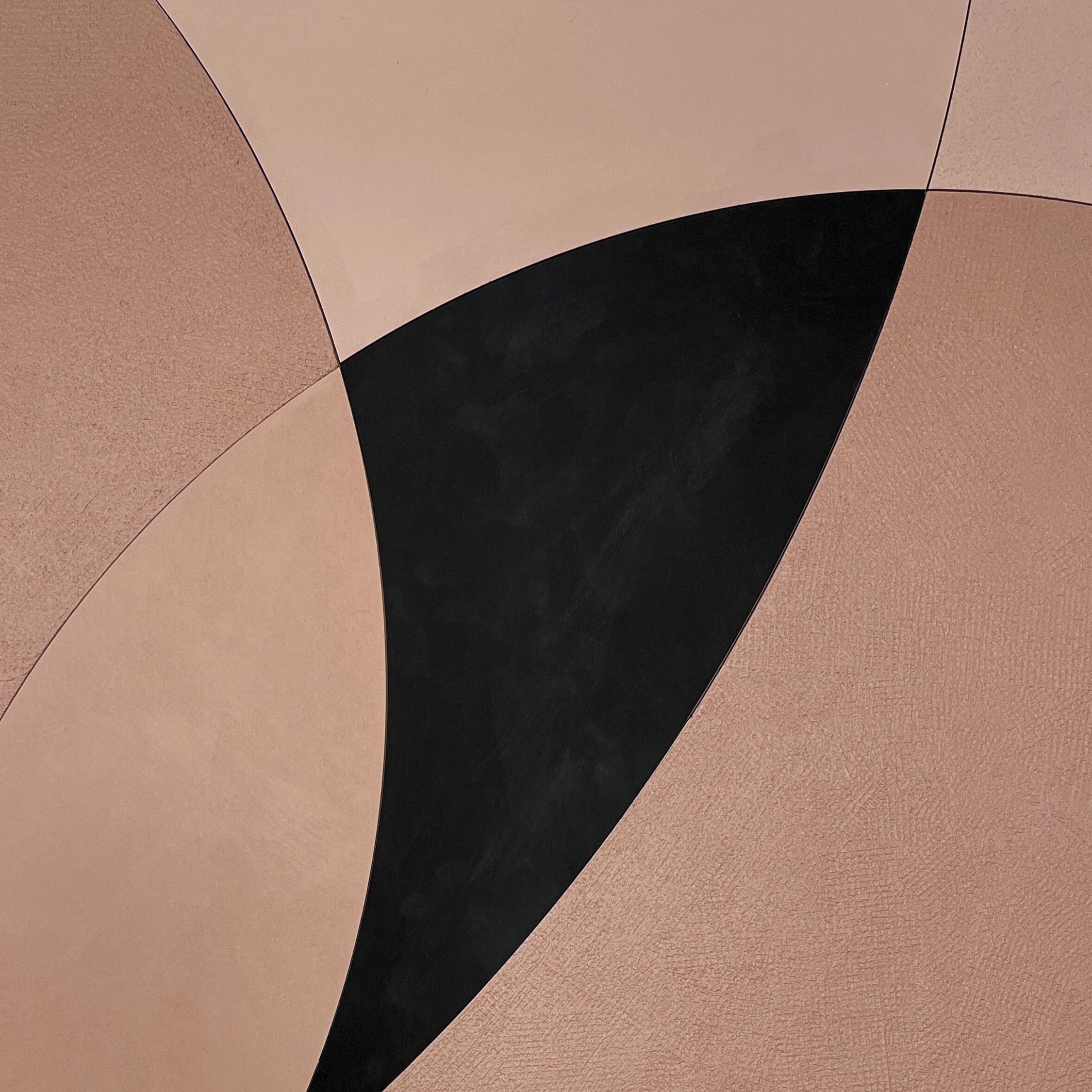 Sureen Gouws Art Beyond The Silence Mocho Mousse, Minimalistic, Geometric, Modern, Contemporary Detail