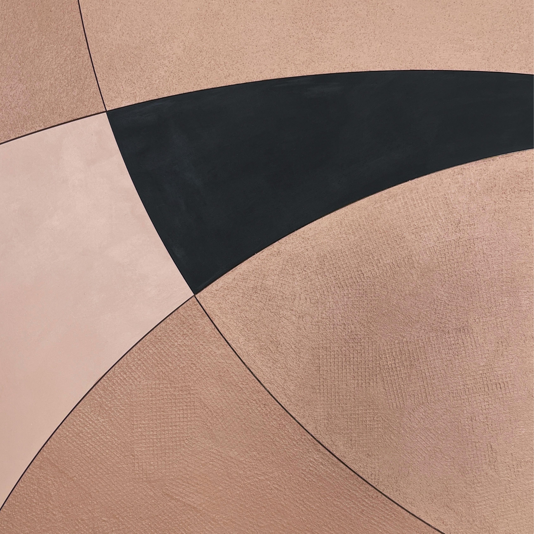 Sureen Gouws Art Finding Your Voice Mocho Mousse, Minimalistic, Geometric, Modern, Contemporary Detail