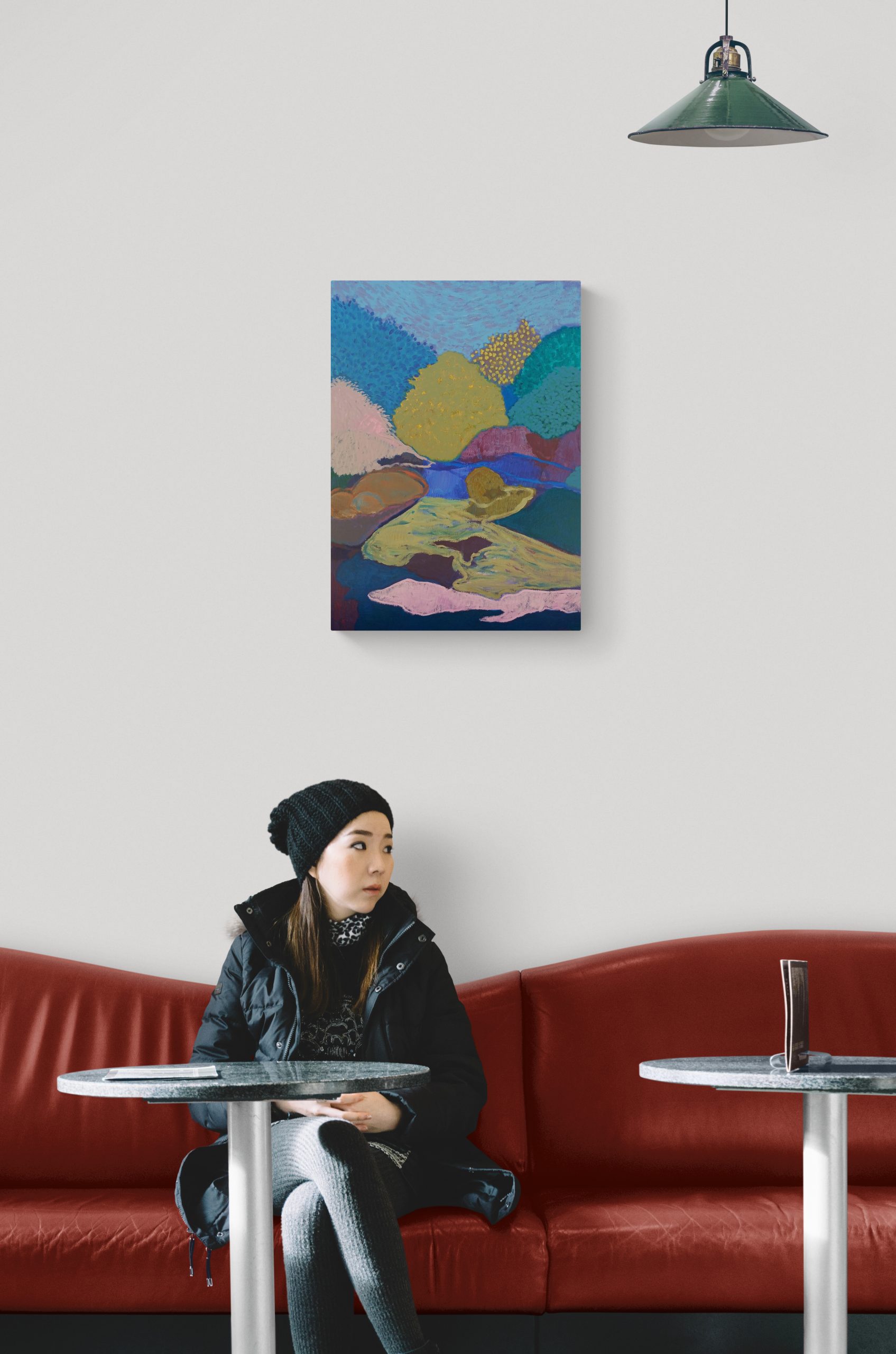 Woman In Cafe