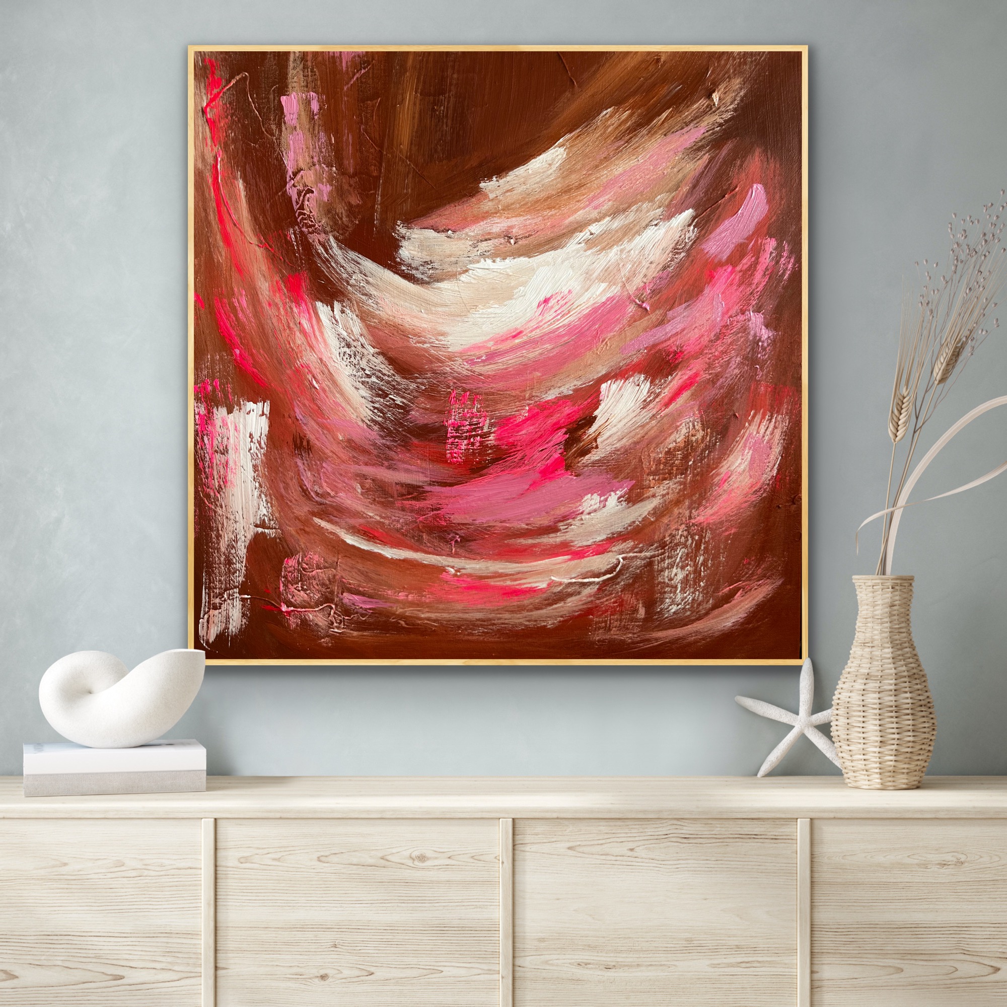 Time To Fly Alanah Jarvis Abstract Art Coastal Interior