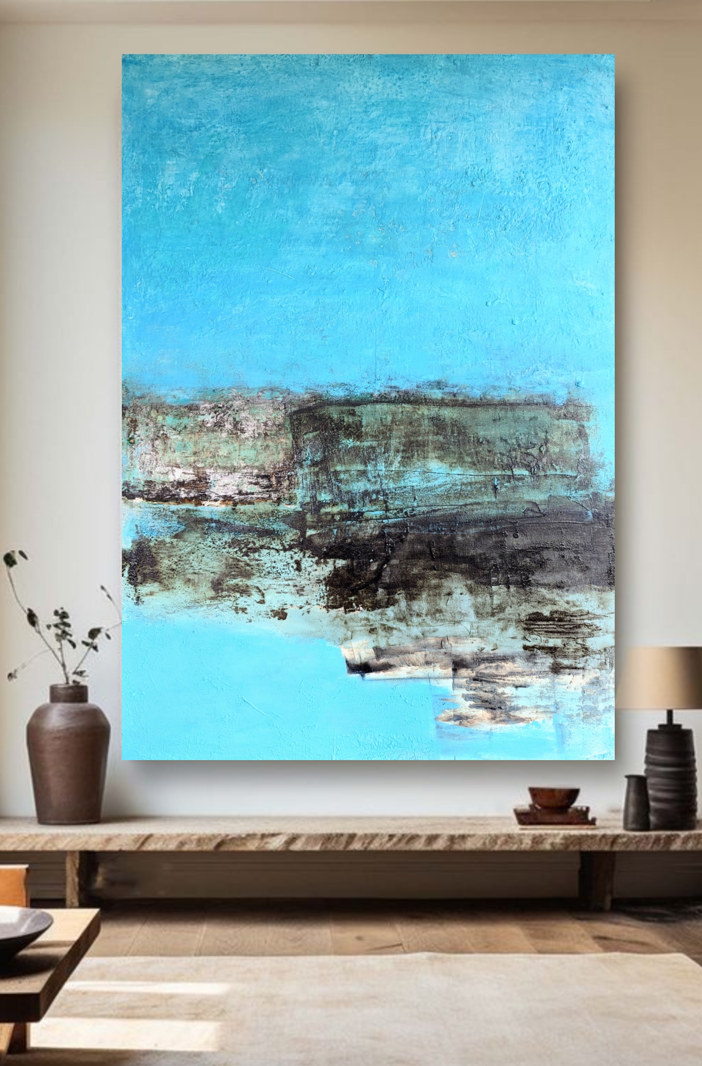 Costa Brava #7, Mixed Media On Canvas 152x101cm (1)