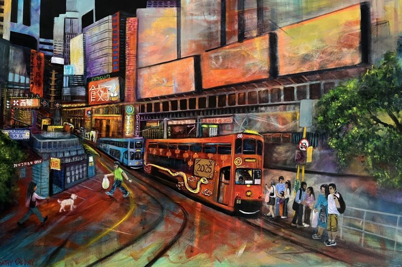 Celebrating the Year of the Snake, HK.