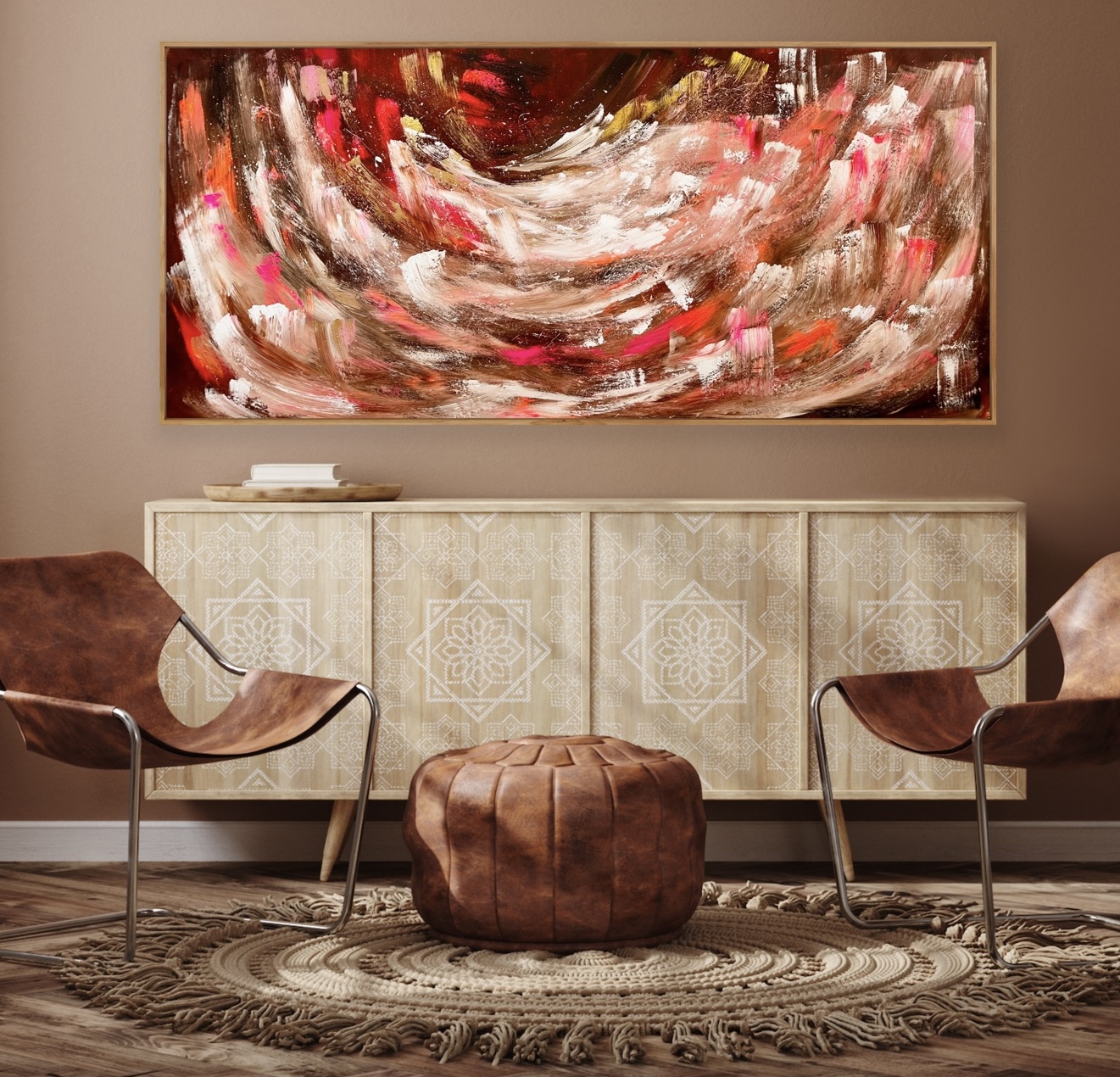 Brown Interior Alanah Jarvis Abstract Art