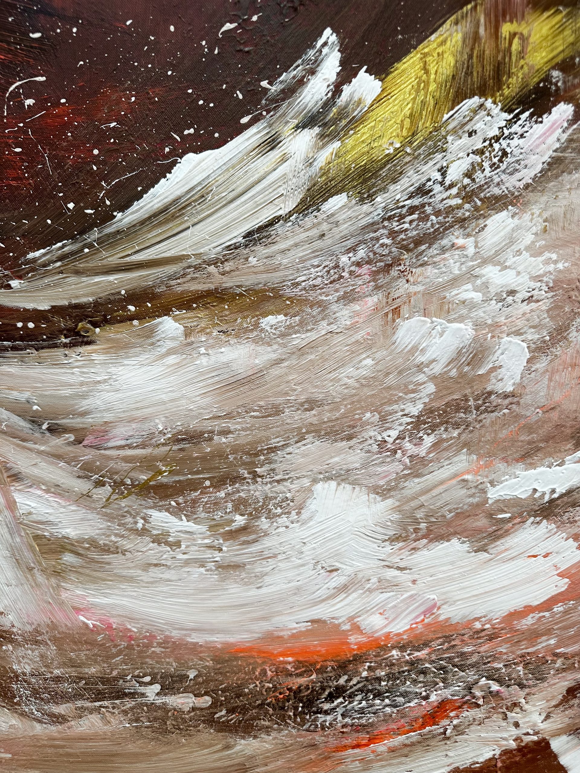 Close Up White Energy Alanah Jarvis Abstract Art