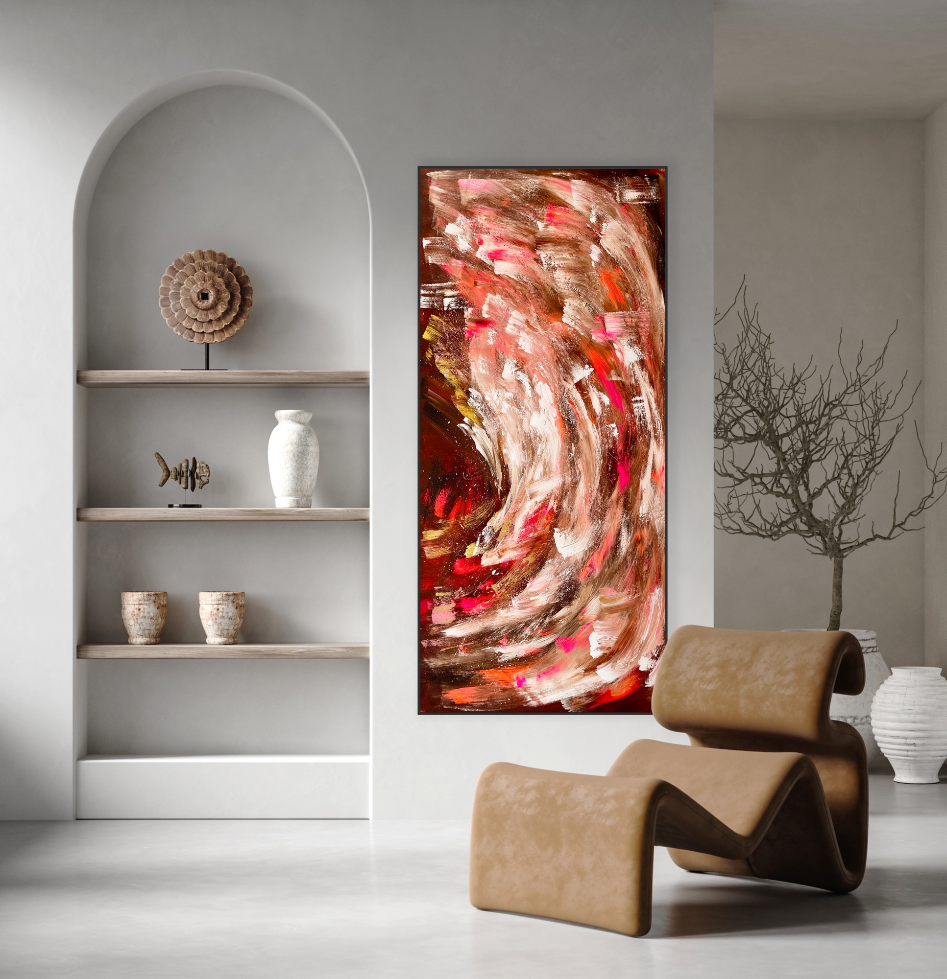 Vertical Alanah Jarvis Abstract Art