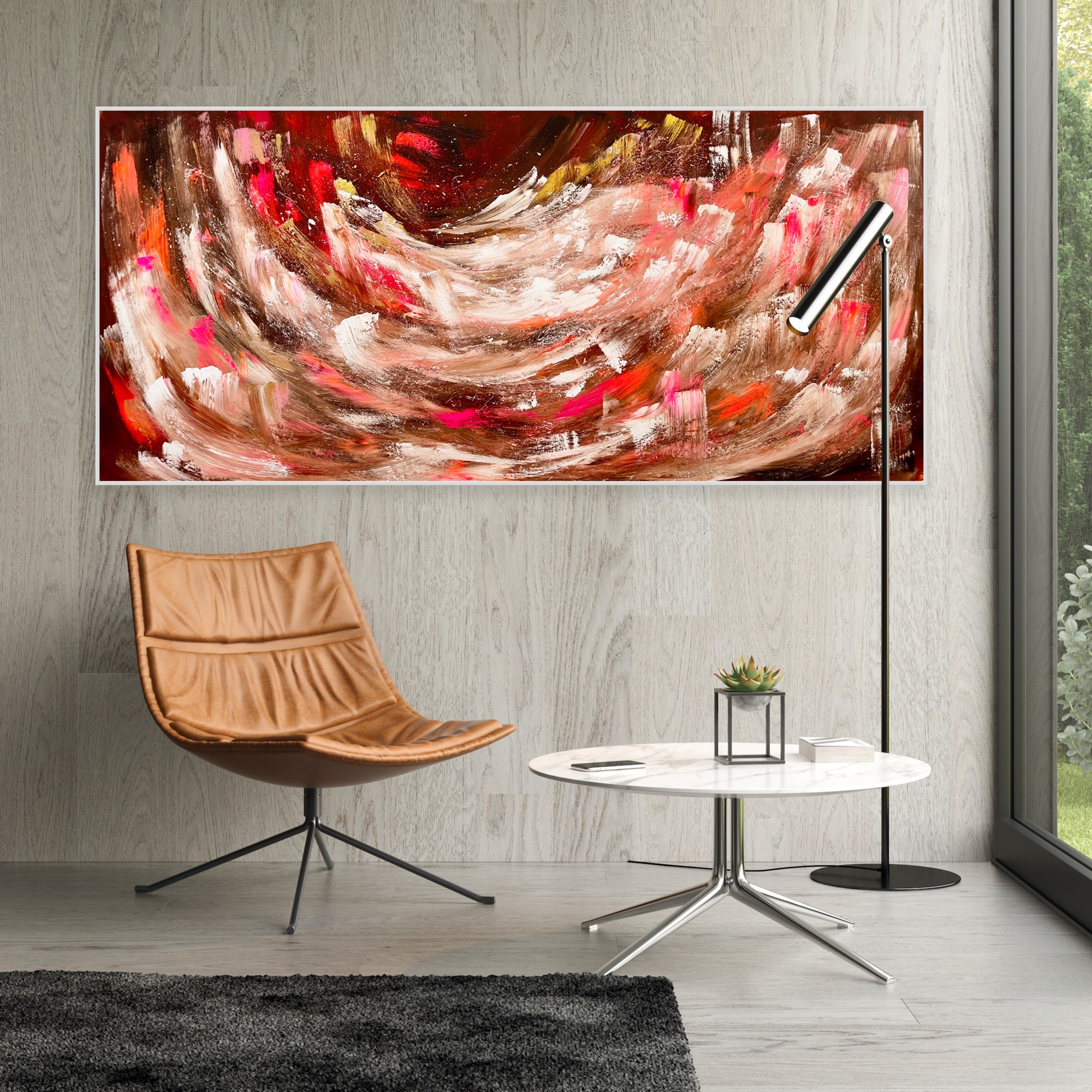 White Frame Alanah Jarvis Abstract Art