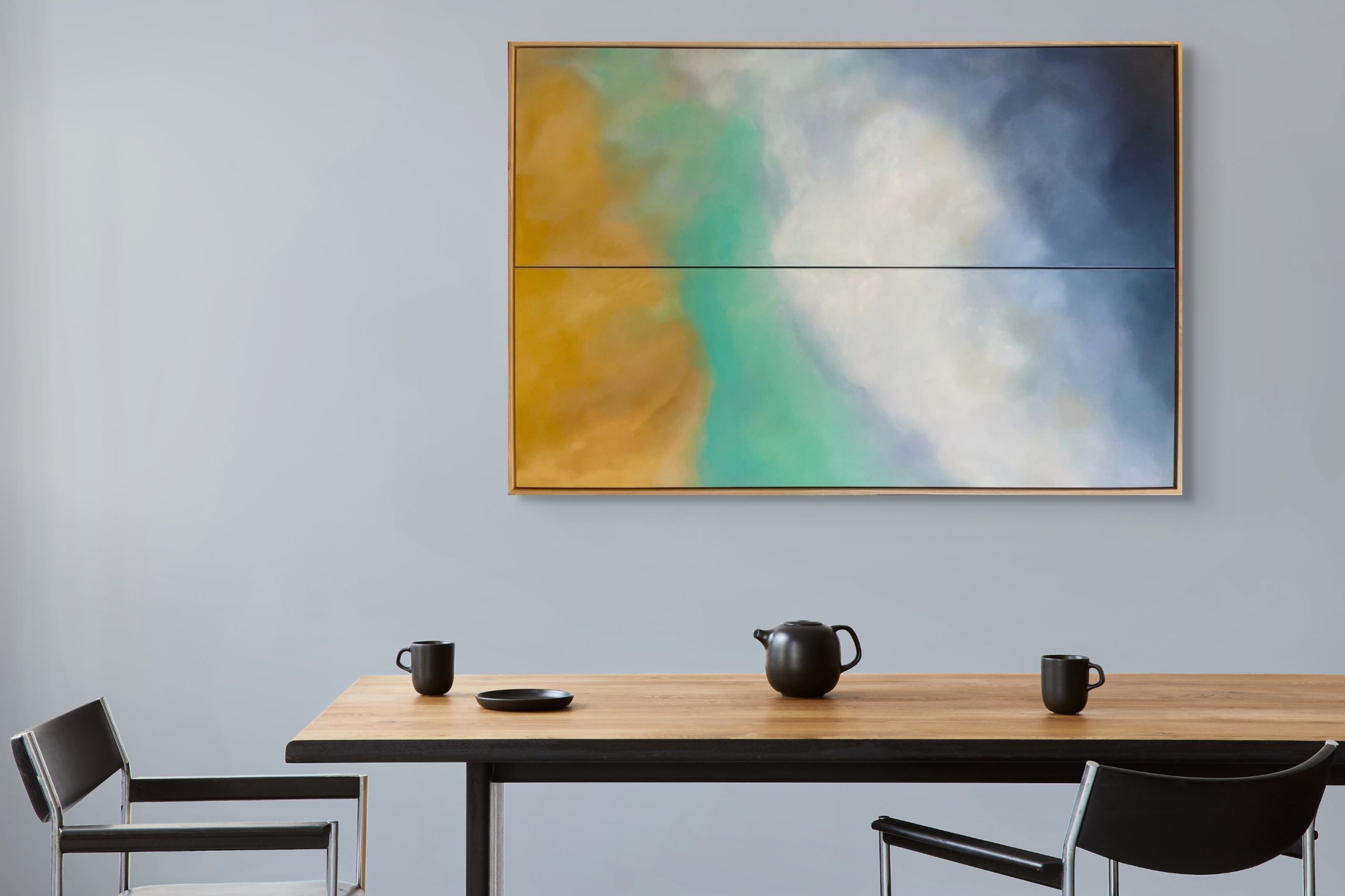 Colour Field 12 Black Pottery