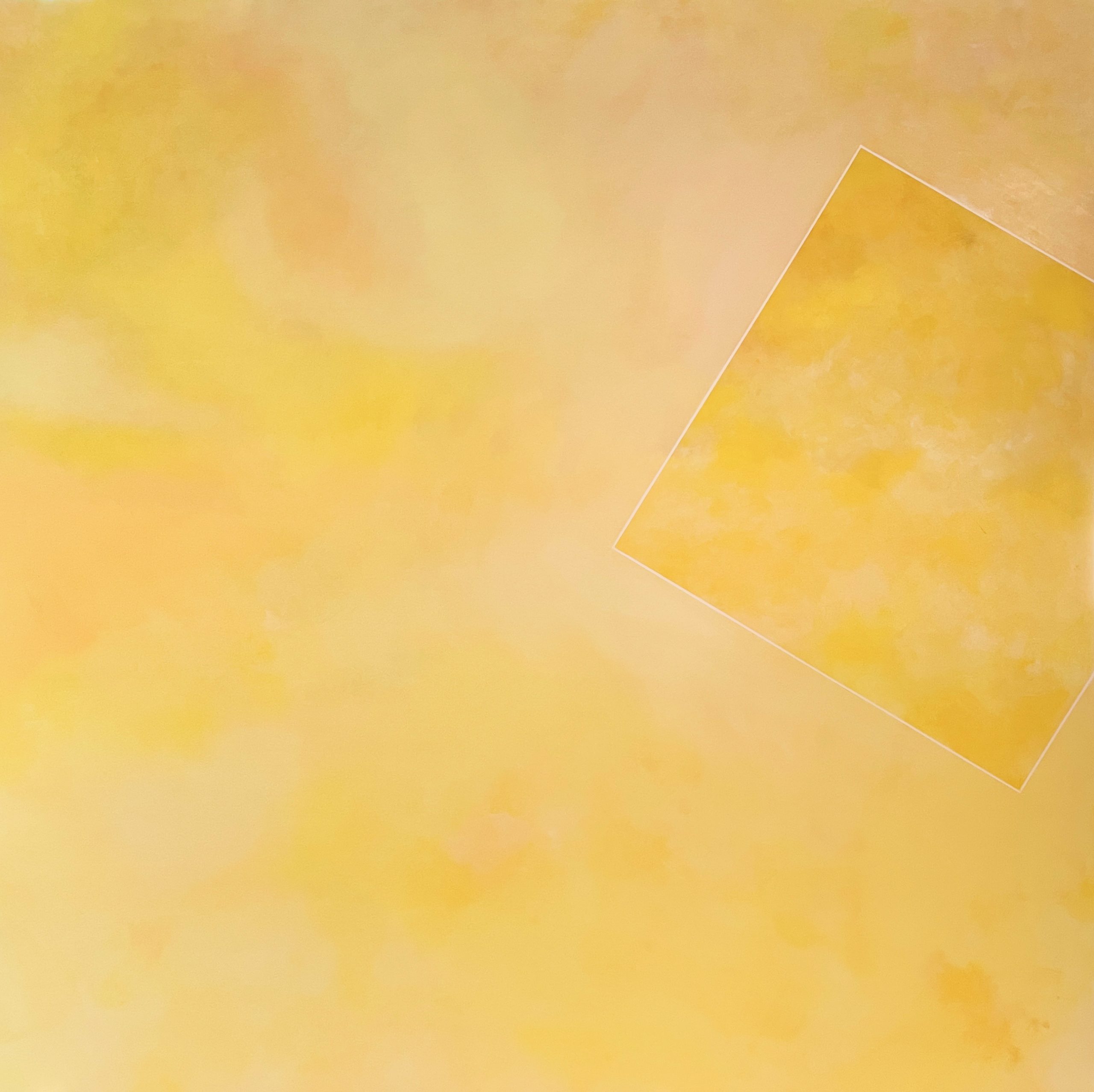 Img 1743 Colour Field #22 Yellow Painting Off Roll V1