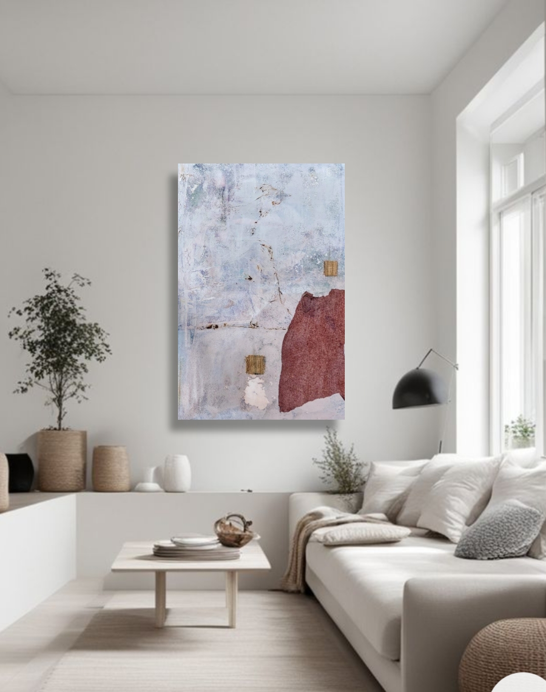 On The Rocks, Mixed Media On Canvas 90x60cm (1)