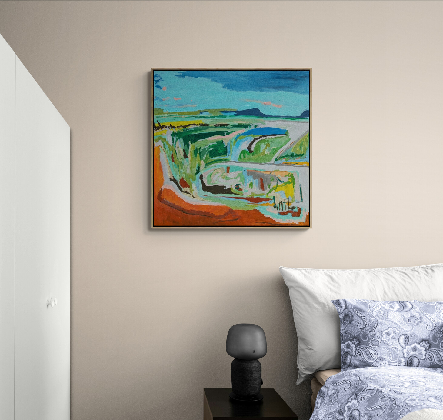 Bedroom With Large Wardrobe