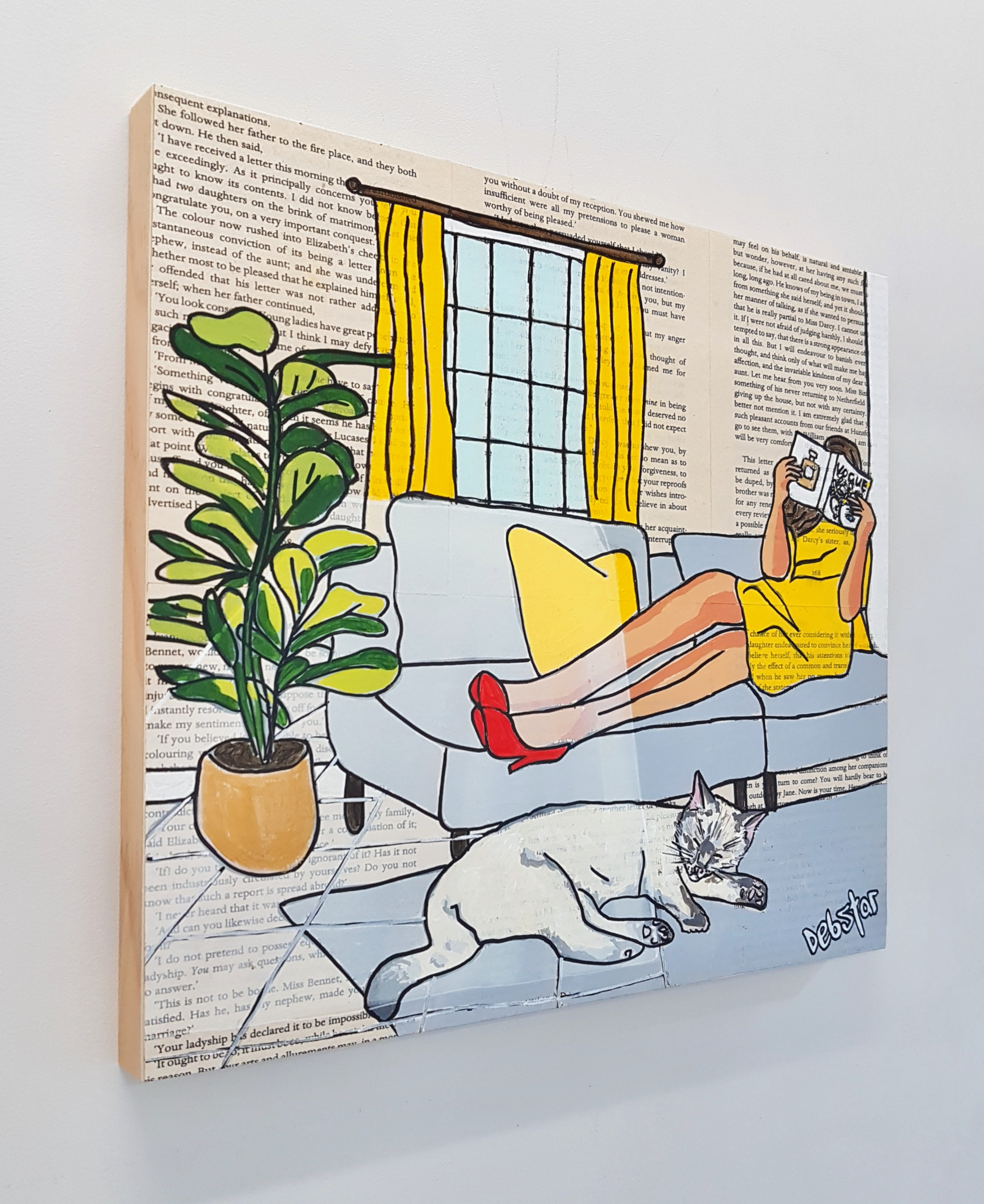 Deborah Lang Debstar Cat Capers Basking 3