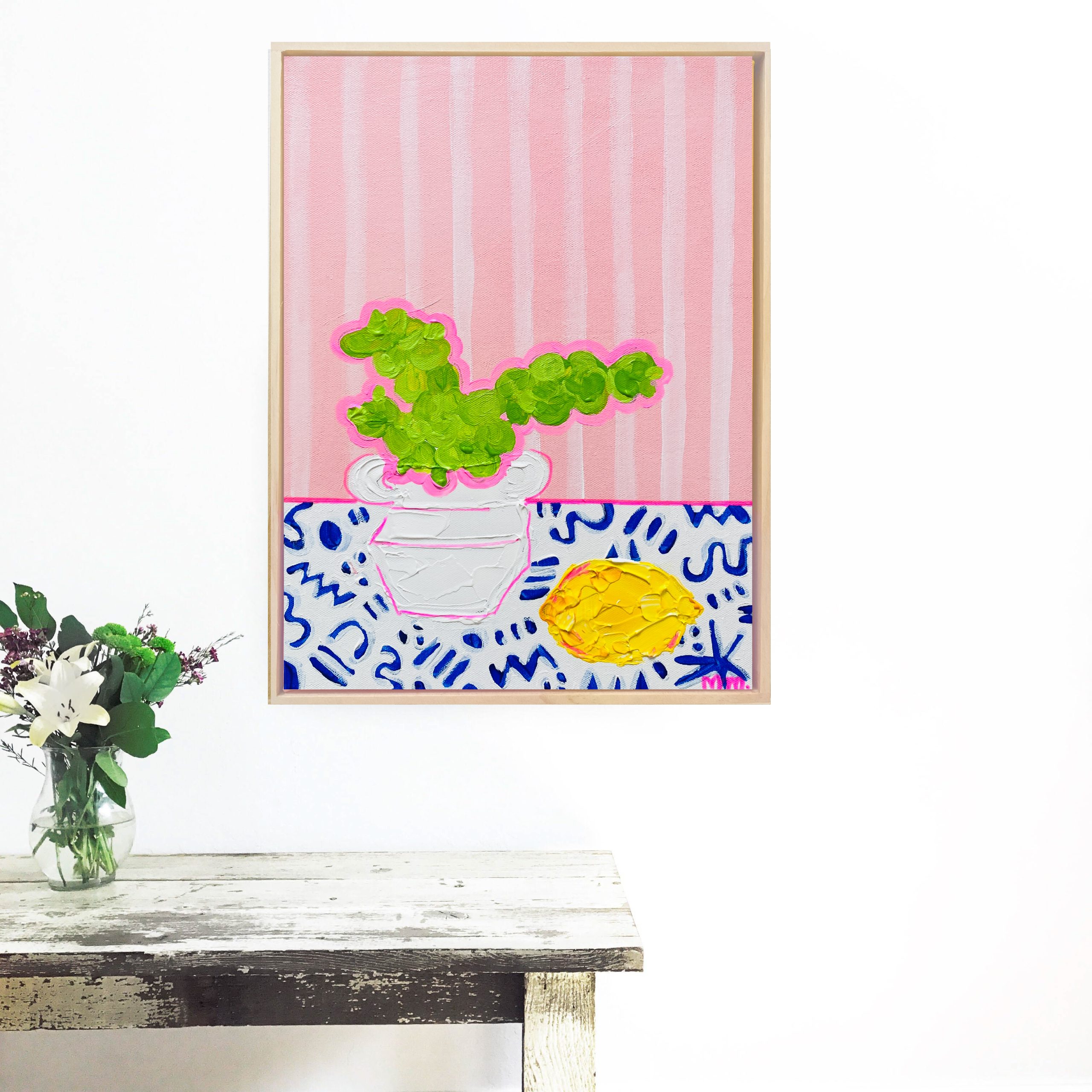 Little Angled Vessel With Lemon Mm Mm Mm