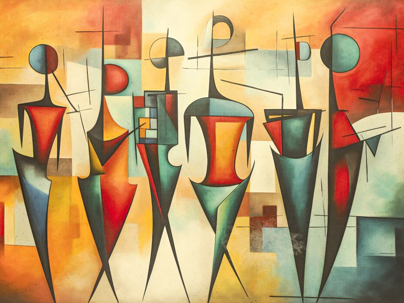 Geometric Conversation – Ltd Ed Print