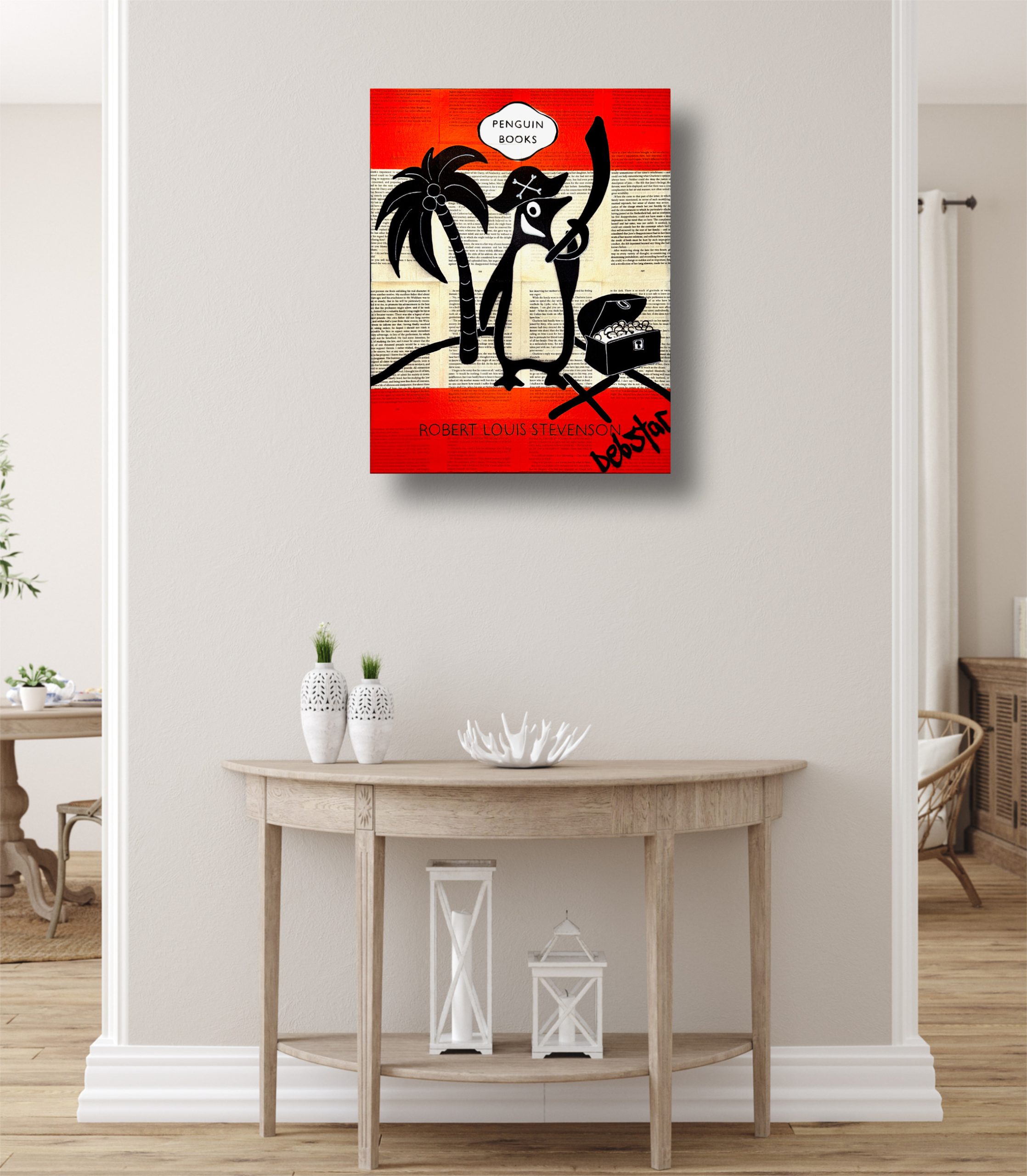 Penguin Books Treasure Island Pop Art Deborah Lang Art Urban Canvas 5