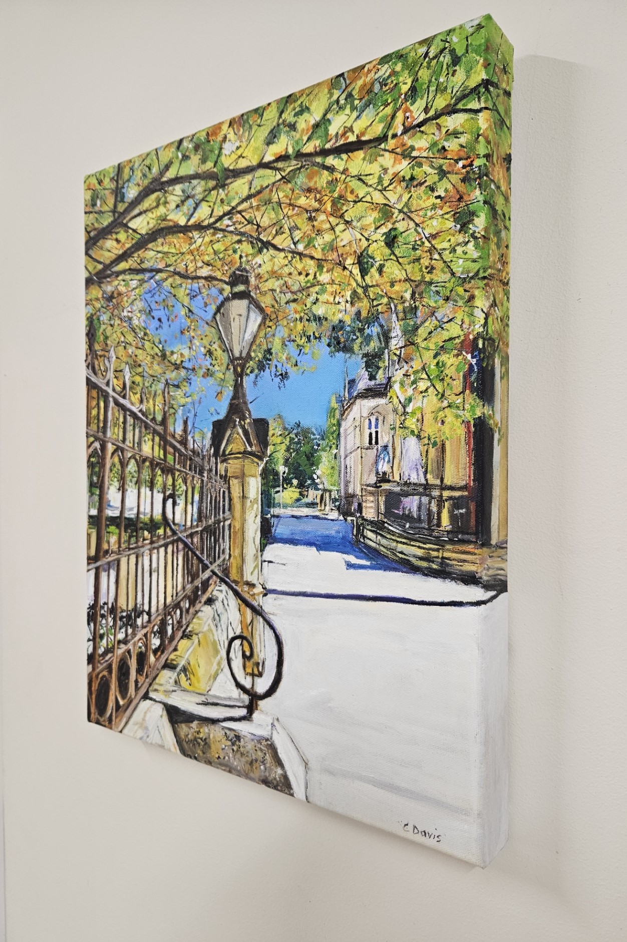 Lamp Post On North Terrace Edges