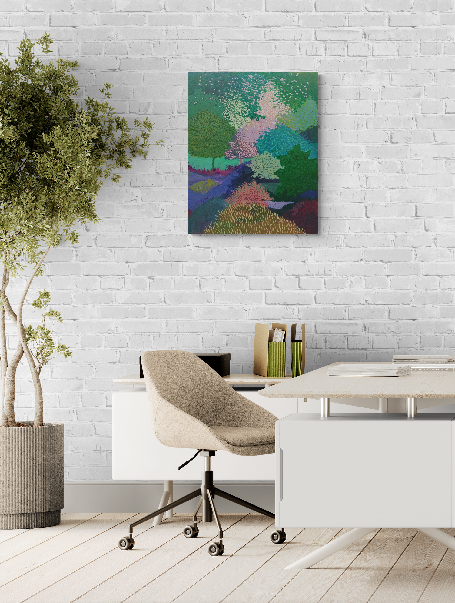 Office Interior With Modern Furniture