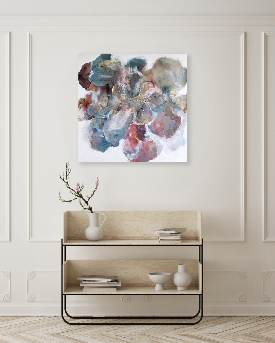 Mock Up Poster Frame In Modern Interior Background, Scandinavian Style, 3d Render