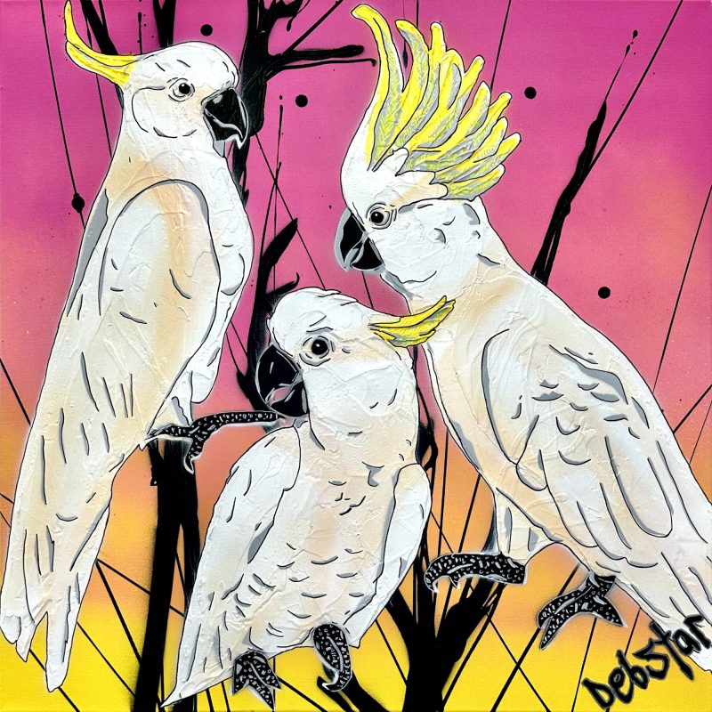 Crackle of Cockatoos Sunset