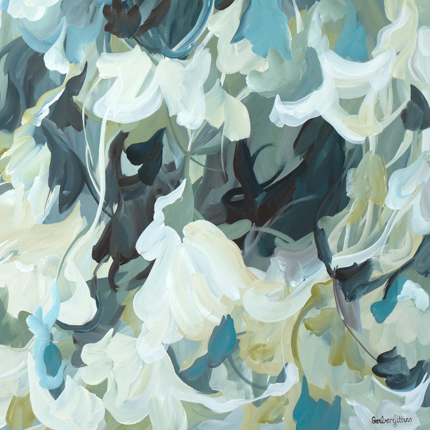 Misty Dreams Original Painting By Amber Gittins Signature