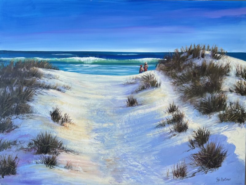 The view between the dunes