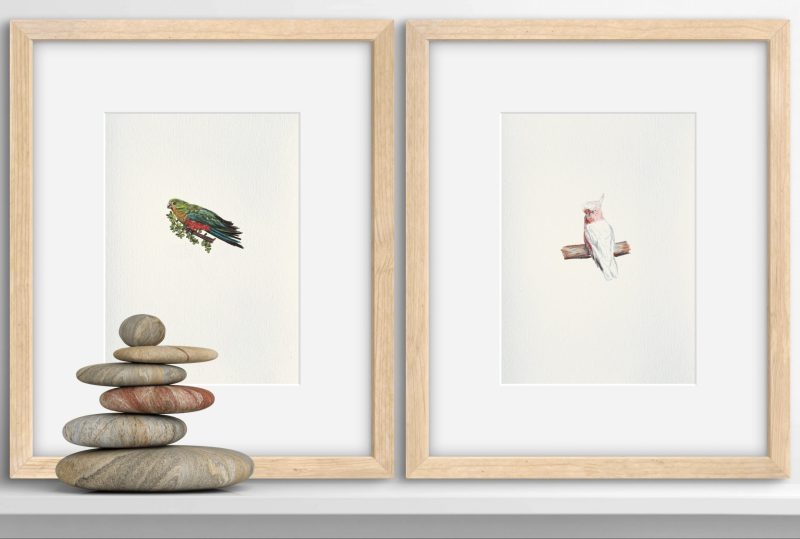 Feathered Elegance – Set of Two