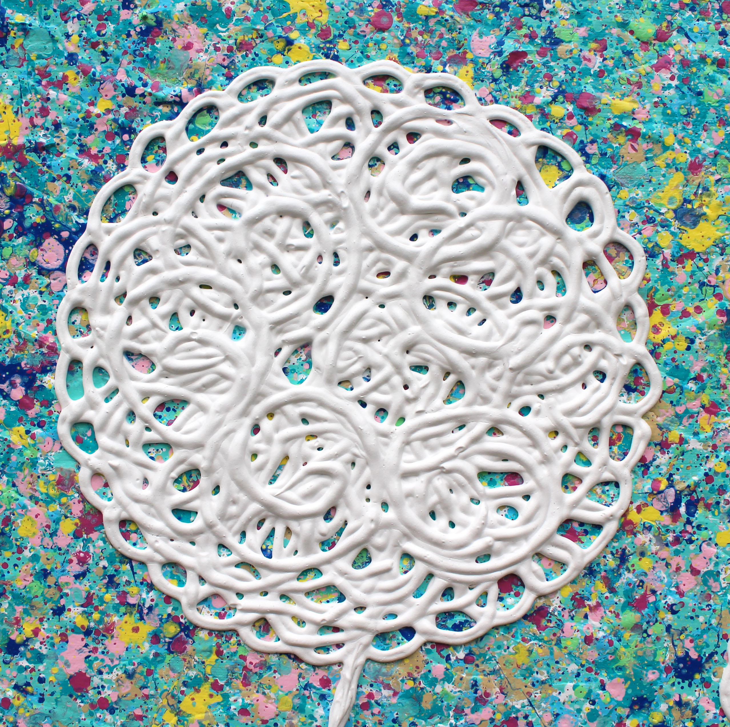 Textures 2 Flowers Coastal Tropical Wild Flowers 100cm X 100cm