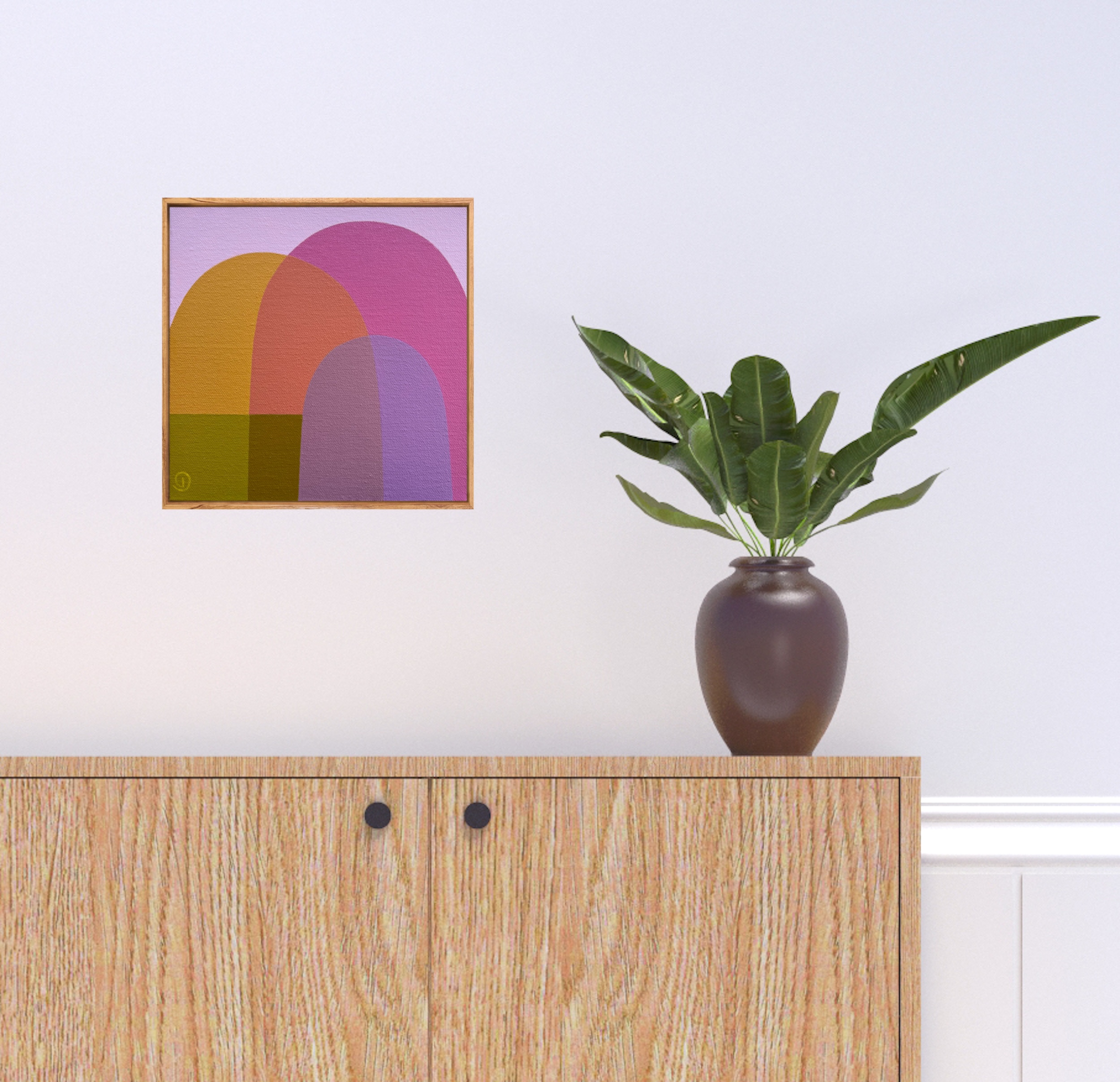 Charlotte De Pace Eclipse Ii Abstract Painting Insitu Art Lovers Australia