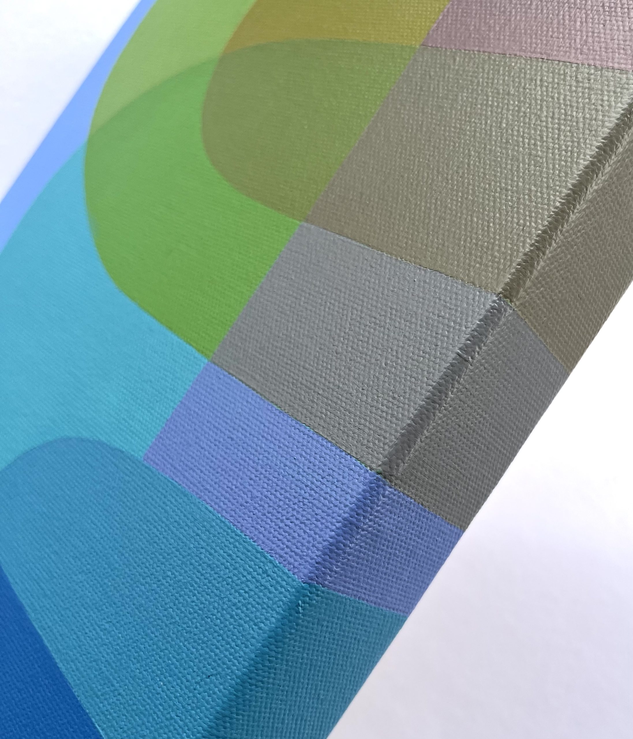 Charlotte De Pace Edge Eclipse Iii Abstract Painting Art Lovers Australia