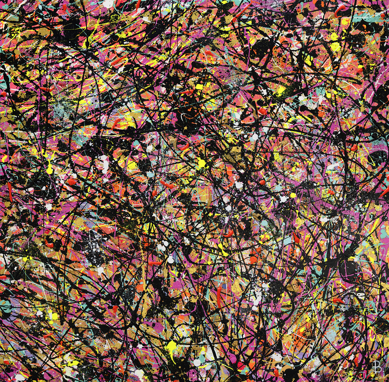 Labyrinth Ii Original Textured Abstract Painting By Bridget Br