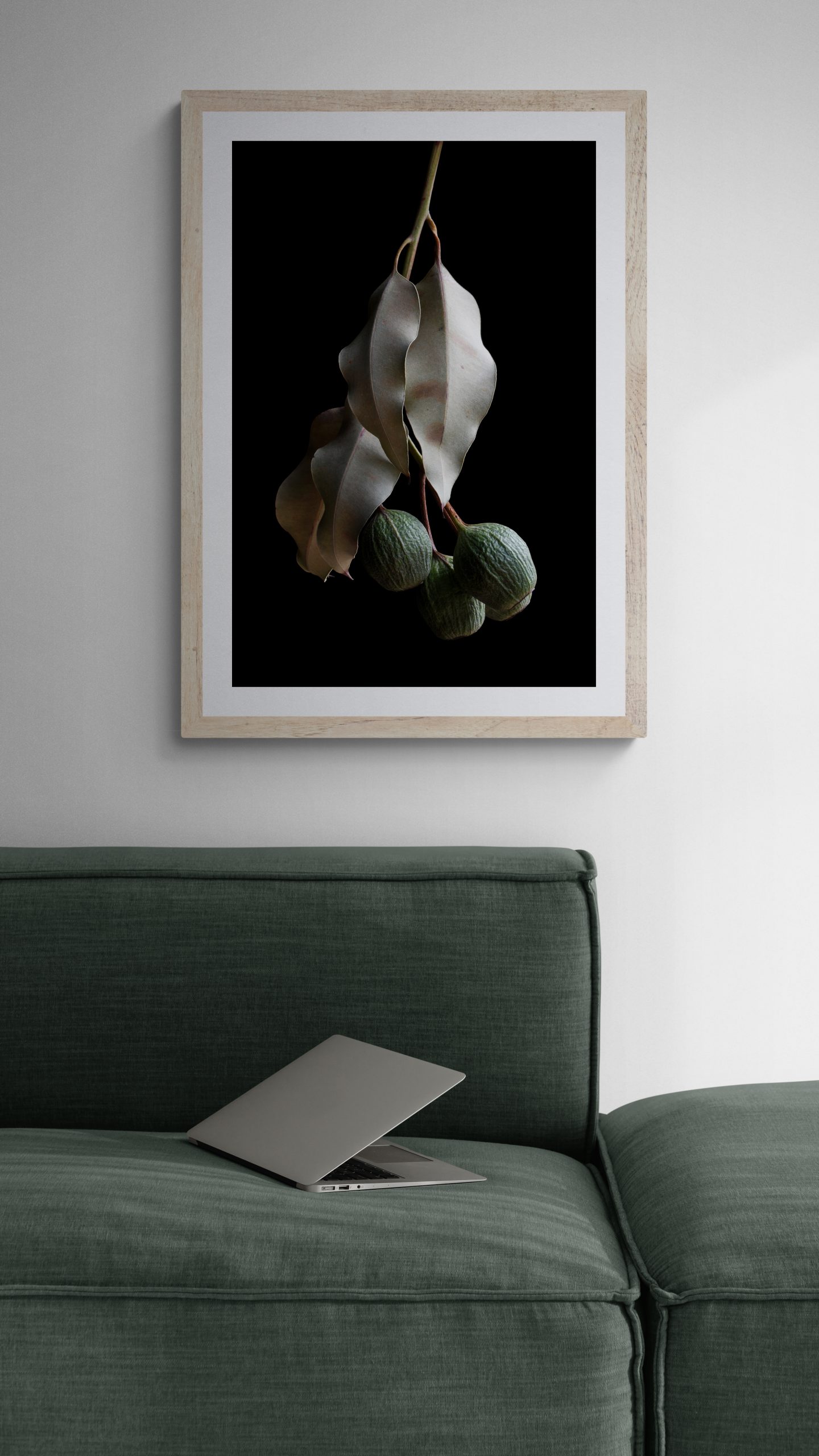 Laptop Sitting On A Sofa (3)