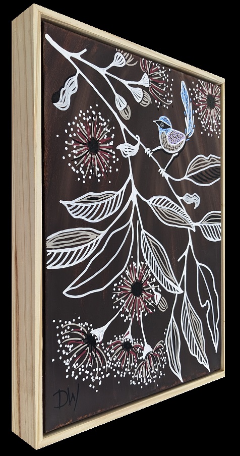 Bird In The Bush Side View