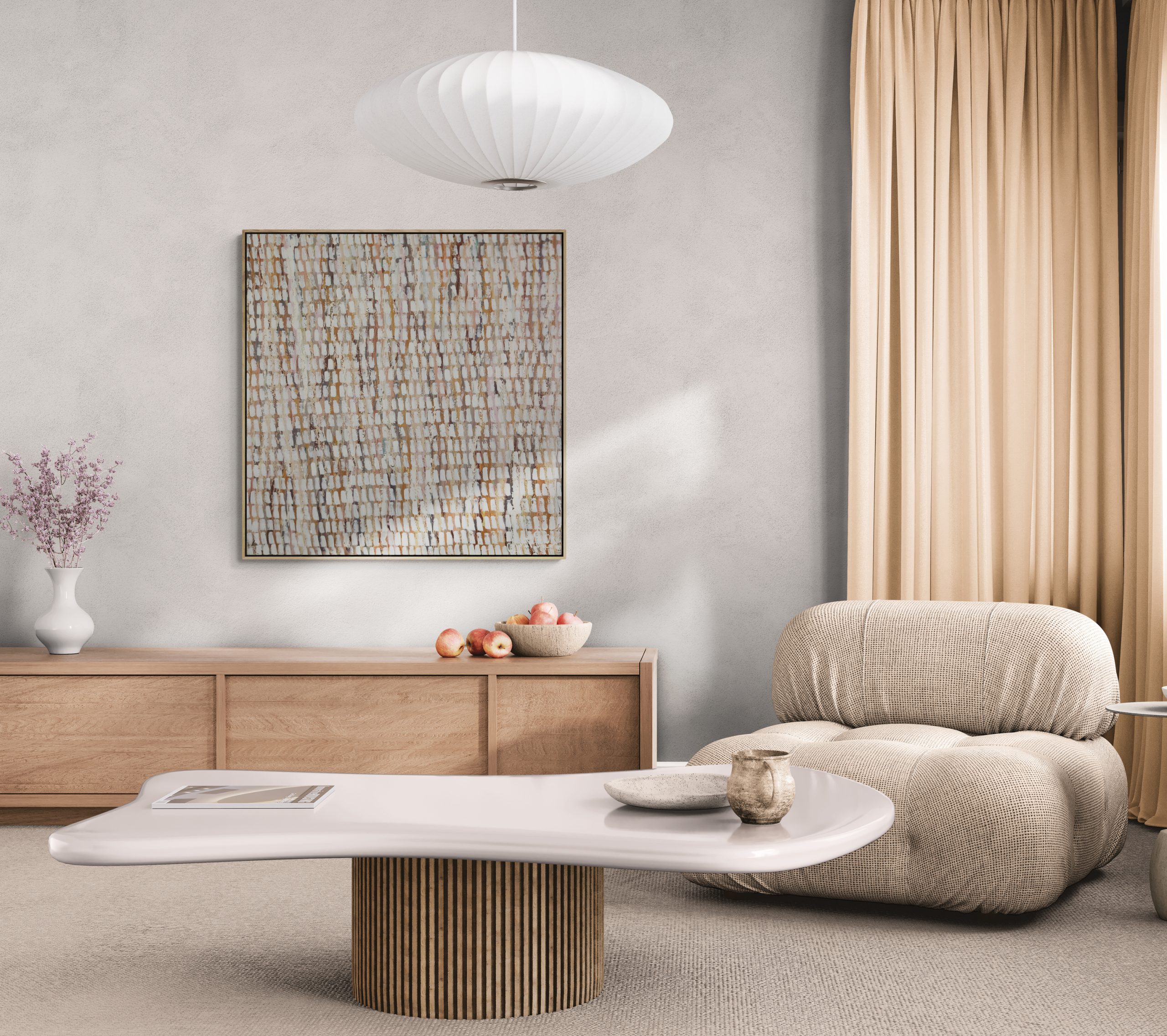 Stylish Living Room With A Comfy Chair