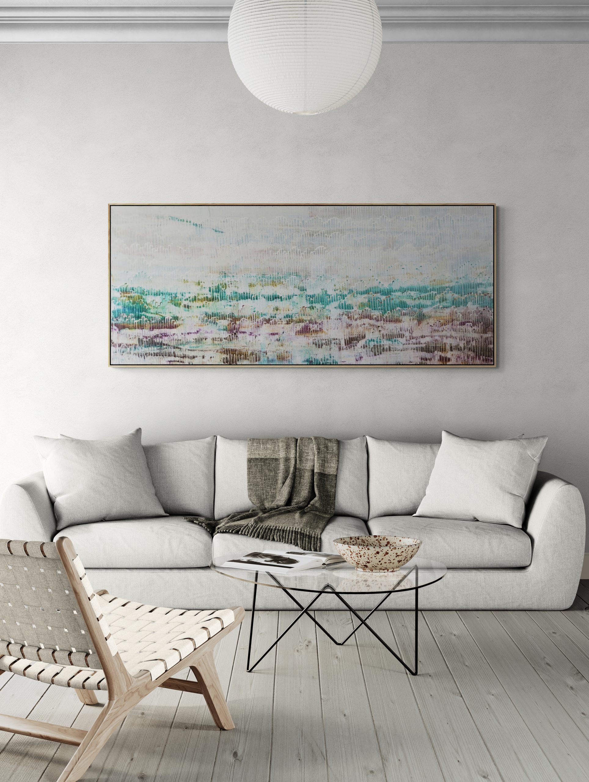 Living Room With Paper Pendant (2)