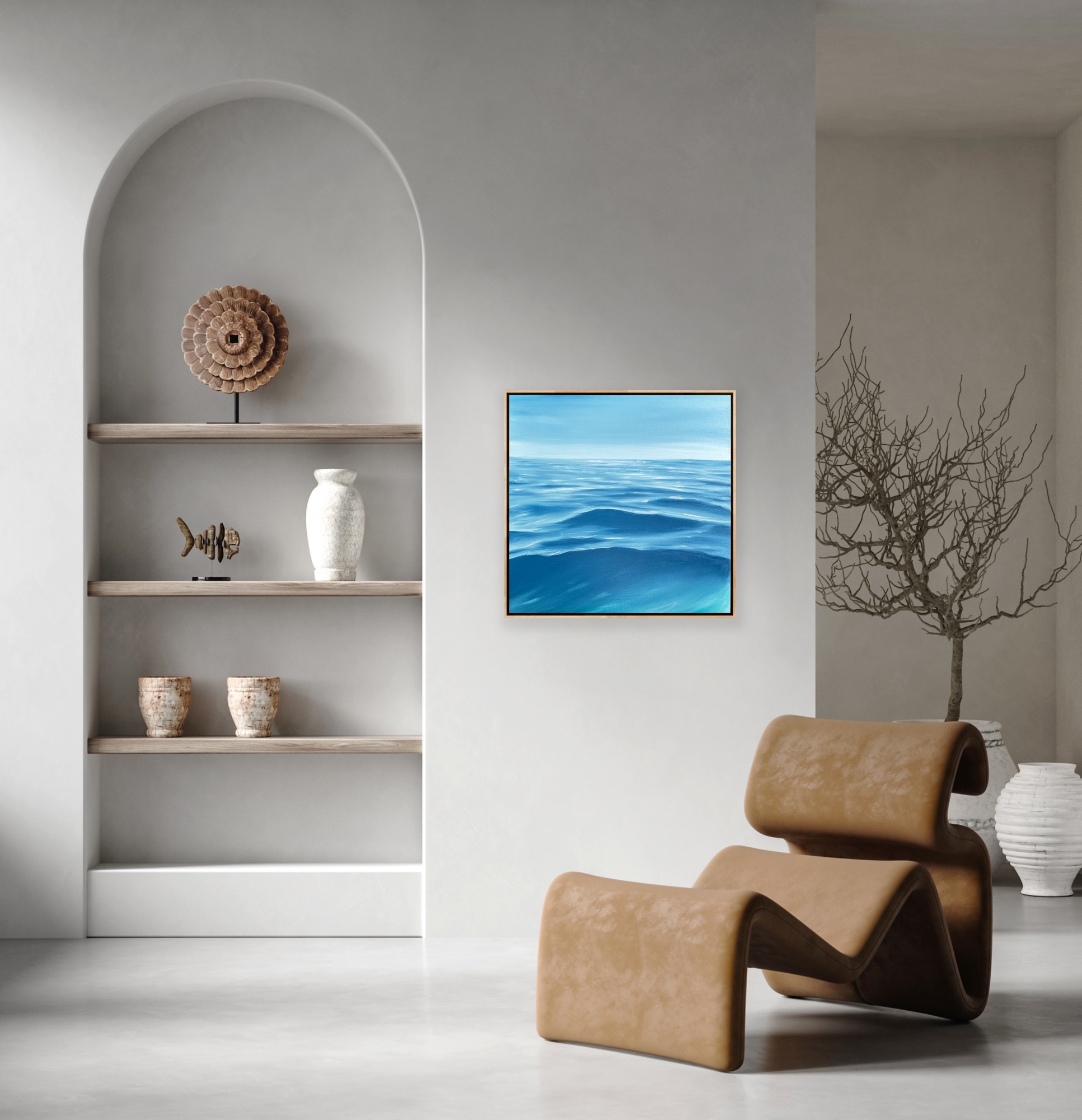 Brown Interior Alanah Jarvis Ocean Art