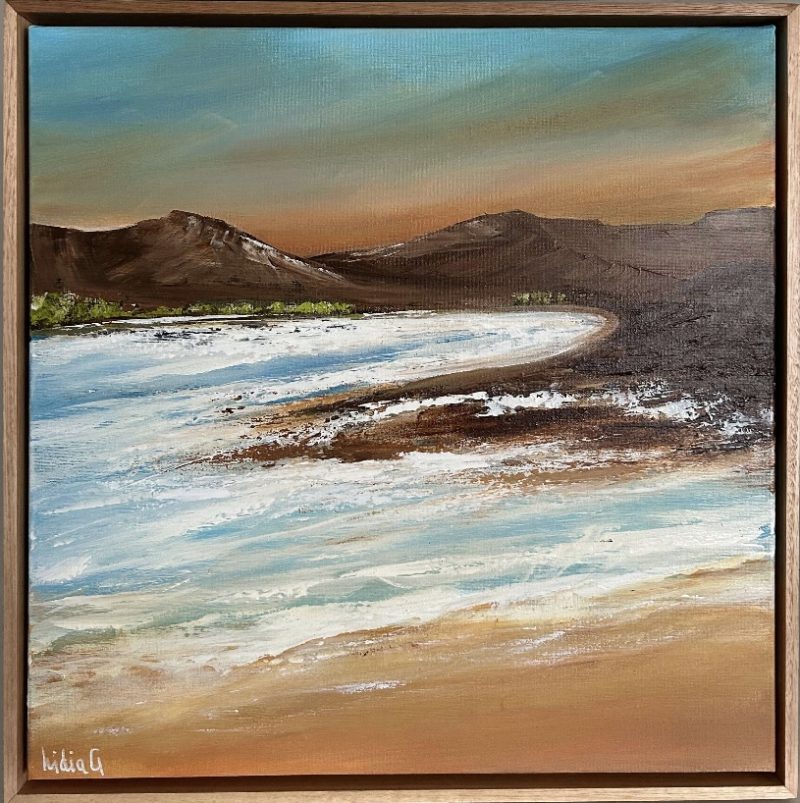 Bay of reflection (framed)