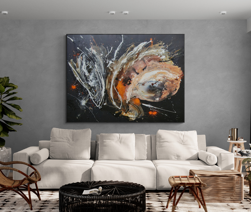 Bright Boho Style Living Room (1)